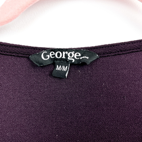 Floral Embroidered Long Sleeve Purple Top - Picture 2 of 7